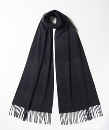 ASAUCE MELER　アソース メレ　レザートリミング カシミヤ ストール レザートリミングカシミヤストール | ASAUCE MELER (Women