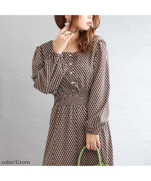 ウエストシャーリングワンピース（ワンピース）｜GOLDJAPAN（ゴールド