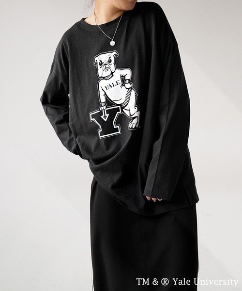 YALE University ブルドッグロンT