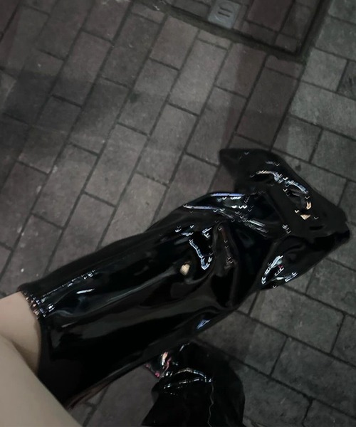 Chick(チック)の「Wrap loose boots / ラップルーズブーツ(ブーツ・レディース・ブラック・24.5/23.5/24)」の20枚目の写真
