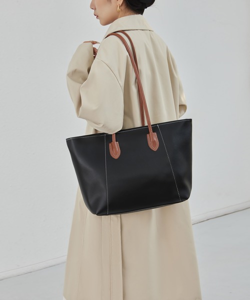 【MAXMARA】Archetipoラージ レザートートバッグ ☆送料関税込み ☆送料関税込☆Max Mara マックスマーラ LUIGIBEACHトートバッグ
