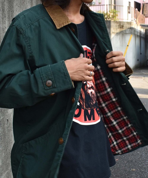 J.CREW（ジェイクルー）の「【ヴィンテージ古着】90's J.CREW / ジェイクルー チェックライナー ハンティングジャケット（その他アウター・メンズ・グリーン・MEDIUM）」の2枚目の写真