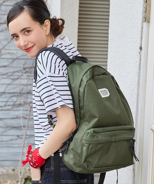 FREDRIK PACKERS（フレドリックパッカーズ）の「[フレドリックパッカーズ]fredrik packers 500D バックパック◆（バックパック/リュック・レディース・ブラック/ライトグレー/オリーブ/ネイビー/グレー/ベージュ/オフホワイト/ケリー/マスタード/ナチュラル・フリー）」の9枚目の写真