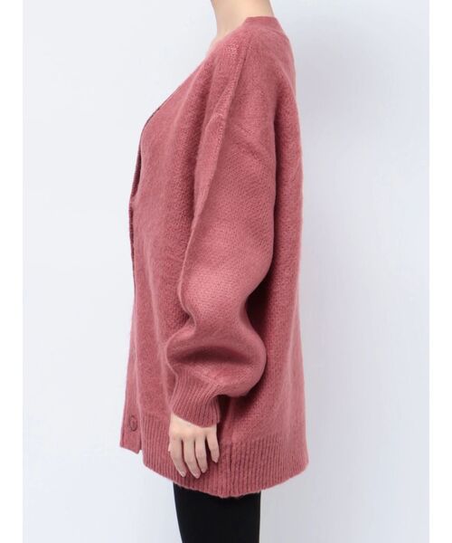 EMODA（エモダ）の「【WEB限定】カラーシャギーパフカーディガン（カーディガン/ボレロ・レディース・グレー/ブラック/ブラウン/ブルー/ピンク・FREE）」の20枚目の写真