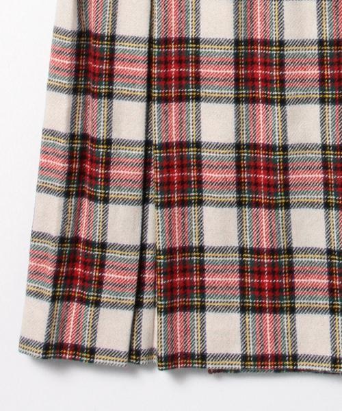 BEAMS BOY（ビームスボーイ）の「BEAMS BOY / タータンチェック キルトスカート（スカート・レディース・ホワイト/グレー/ネイビー・ONE SIZE）」の18枚目の写真