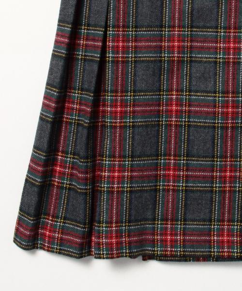 BEAMS BOY（ビームスボーイ）の「BEAMS BOY / タータンチェック キルトスカート（スカート・レディース・ホワイト/グレー/ネイビー・ONE SIZE）」の10枚目の写真