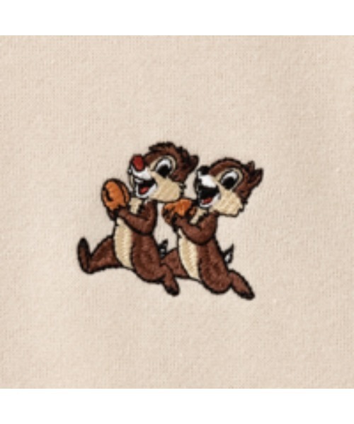 Disney(ディズニー)の「Disney ディズニー ワンポイント刺繍トレーナー(スウェット・レディース・ブラック/ネイビー/ベージュ・フリー)」の10枚目の写真