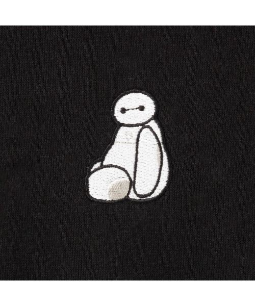 Disney(ディズニー)の「Disney ディズニー ワンポイント刺繍トレーナー(スウェット・レディース・ブラック/ネイビー/ベージュ・フリー)」の9枚目の写真