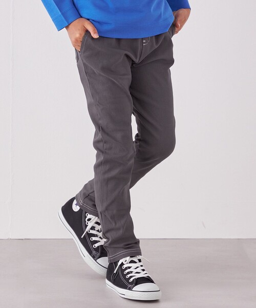 SHIPS any（シップス エニィ）の「SHIPS any: 〈ストレッチ〉 裏起毛 パンツ<KIDS>（その他パンツ・キッズ・ネイビー/ブラック/チャコールグレー・L(140-150)/M(125-135)/S(110-120)）」の3枚目の写真