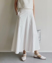 woadblue | エディター坪田あさみ × woadblue × Demi-Luxe BEAMS / 別注 デニム フレア スカート(スカート)