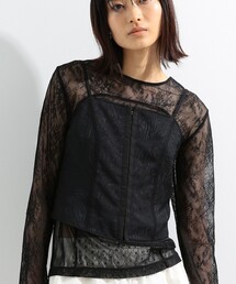 Ray BEAMS | Ray BEAMS / ジャカード ビスチェ キャミソール(キャミソール)