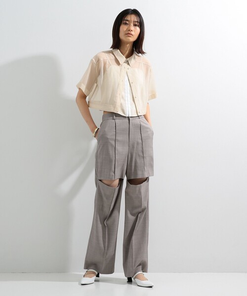 Ray BEAMS(レイビームス)の「Ray BEAMS / ジャカード ビスチェ キャミソール(キャミソール・レディース・ブラック/ホワイト系その他6・1/0)」の22枚目の写真