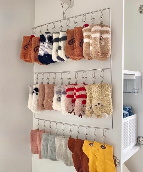 Made in I（メイドインアイ）の「三段ステンレスピンチハンガー（収納グッズ・レディース・シルバー・FREE）」の15枚目の写真