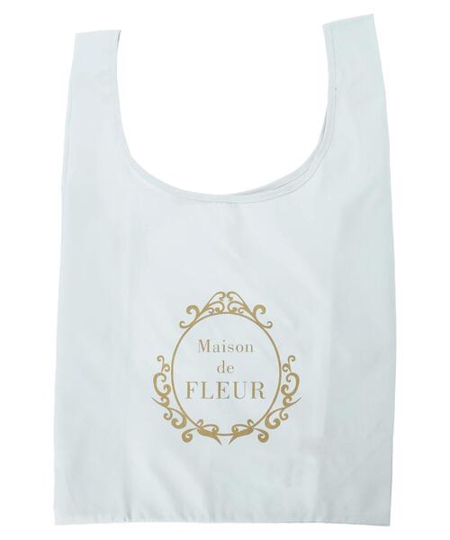 Maison de FLEUR（メゾンドフルール）の「ブランドロゴエコバッグ（エコバッグ/サブバッグ・レディース・ブラック/ミント/アイボリー/ブルー系その他7/ピンク系その他3・FREE）」の3枚目の写真