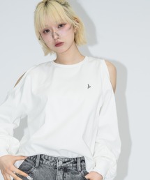 17HR | オープンショルダースリーブロンT(Tシャツ/カットソー)