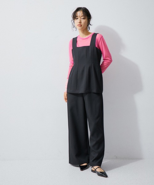 ADAM ET ROPE'(アダムエロペ)の「【逸品】シアーロンT(Tシャツ/カットソー・レディース・ピンク/グレー系その他/ライトグリーン・FREE)」の8枚目の写真
