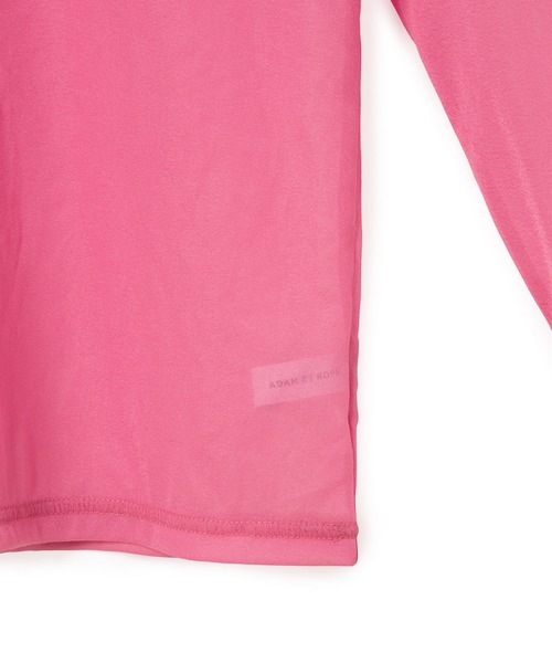 ADAM ET ROPE'(アダムエロペ)の「【逸品】シアーロンT(Tシャツ/カットソー・レディース・ピンク/グレー系その他/ライトグリーン・FREE)」の16枚目の写真