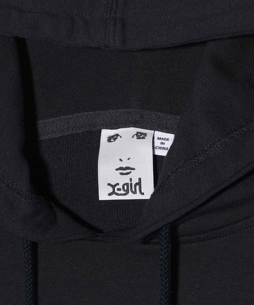 X-girl（エックスガール）の「LIP DRESS（ワンピース・レディース・ブラック/ホワイト・S/M）」の4枚目の写真