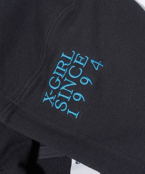 X-girl（エックスガール）の「LIP DRESS（ワンピース・レディース・ブラック/ホワイト・S/M）」の6枚目の写真