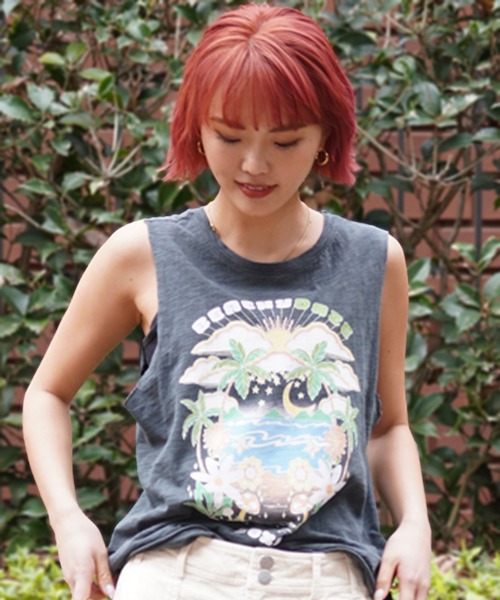 ROXY（ロキシー）の「ROXY/ロキシー タンクトップ ARJZT07864（タンクトップ・レディース・ホワイト/ブラック・M/S）」の11枚目の写真