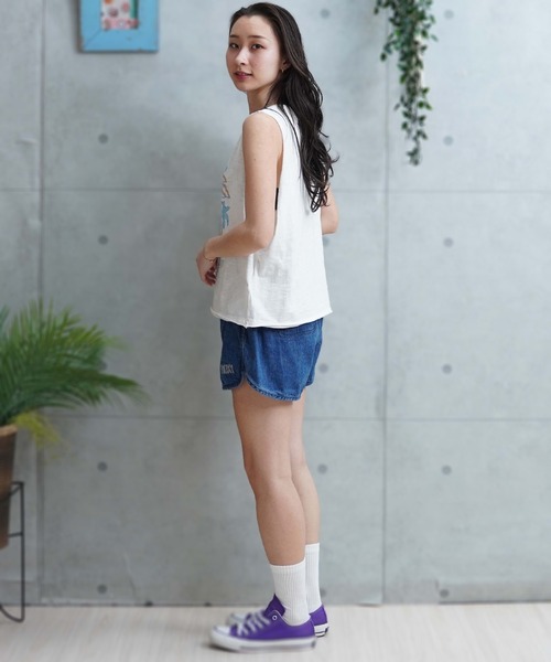 ROXY（ロキシー）の「ROXY/ロキシー タンクトップ ARJZT07864（タンクトップ・レディース・ホワイト/ブラック・M/S）」の9枚目の写真