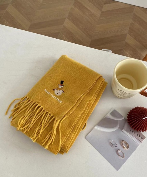 マフラーで仲良しクマ♡冬 セール】ふわふわボアくまマフラー（マフラー）｜combimini