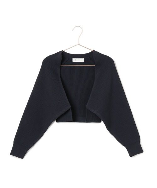 ROPE' PICNIC(ロペピクニック)の「スポンディッシュショートカーディガン(カーディガン/ボレロ・レディース・ネイビー/キナリ・38)」の4枚目の写真