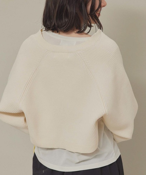 ROPE' PICNIC(ロペピクニック)の「スポンディッシュショートカーディガン(カーディガン/ボレロ・レディース・ネイビー/キナリ・38)」の18枚目の写真