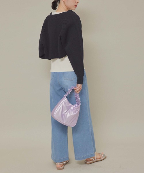 ROPE' PICNIC(ロペピクニック)の「スポンディッシュショートカーディガン(カーディガン/ボレロ・レディース・ネイビー/キナリ・38)」の22枚目の写真