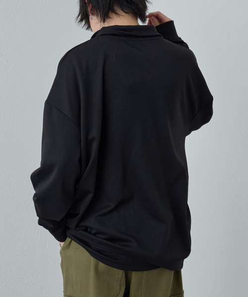 COLONY 2139(コロニートゥーワンスリーナイン)の「G.Y.M リンバーダンボールハーフジップ(Tシャツ/カットソー・メンズ・ホワイト/ブラック・MEDIUM/LARGE)」の19枚目の写真