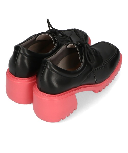 ORiental TRaffic（オリエンタルトラフィック）の「カラーソール厚底レースアップシューズ 41103（ドレスシューズ・レディース・シルバー/ブラック・L/M/S/LL）」の4枚目の写真