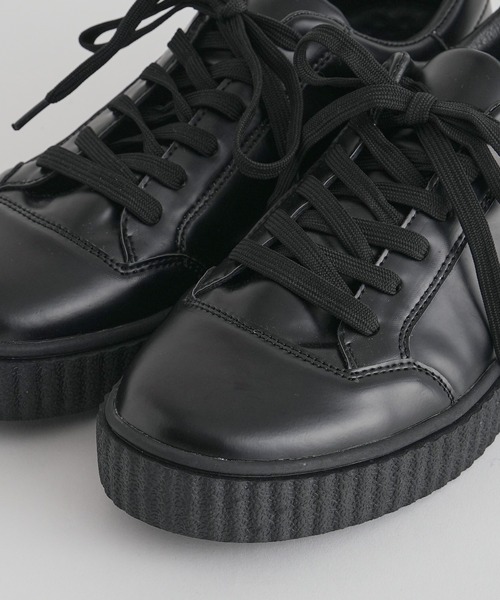 COLONY 2139（コロニートゥーワンスリーナイン）の「シンセティックレザー厚底スニーカー（スニーカー・メンズ・ブラック・MEDIUM/LARGE）」の2枚目の写真