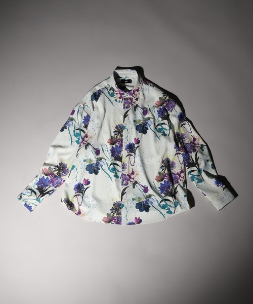 HARE(ハレ)の「【UNDER GROUND MODE】スプラッシュガラシャツ(HARE)(シャツ/ブラウス・メンズ・ブラック/ホワイト・MEDIUM/SMALL)」の2枚目の写真