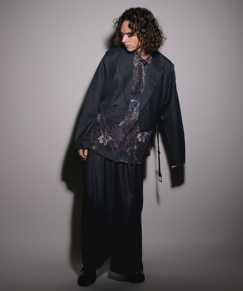 HARE(ハレ)の「【UNDER GROUND MODE】スプラッシュガラシャツ(HARE)(シャツ/ブラウス・メンズ・ブラック/ホワイト・MEDIUM/SMALL)」の7枚目の写真
