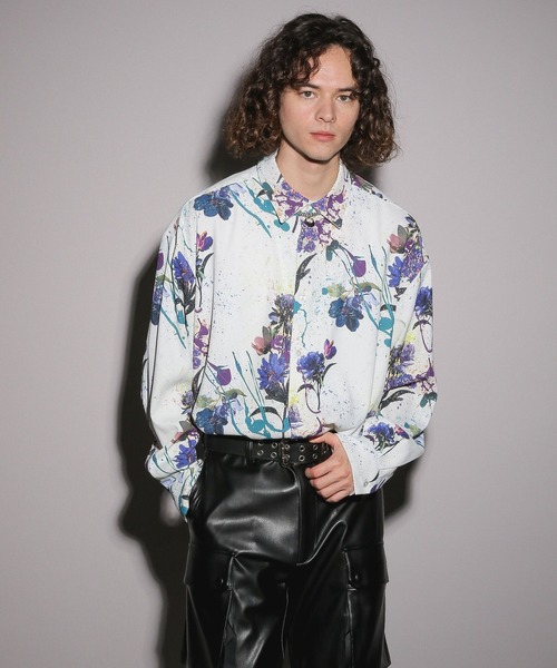 HARE(ハレ)の「【UNDER GROUND MODE】スプラッシュガラシャツ(HARE)(シャツ/ブラウス・メンズ・ブラック/ホワイト・MEDIUM/SMALL)」の12枚目の写真