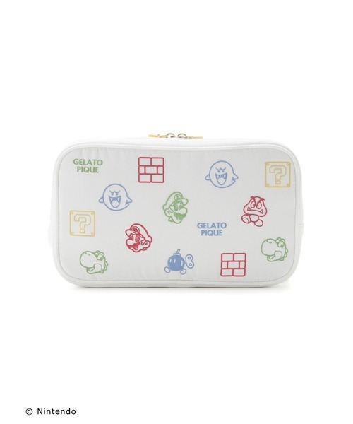 ジェラートピケ マリオ ガジェットポーチ gelato pique 【新品】【即納】【OWHT 白 ホワイト】gelato