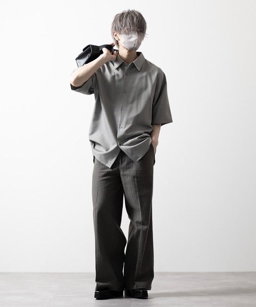 CLEL（クレイル）の「【CLEL】Soft W Similar Gabardine Straight