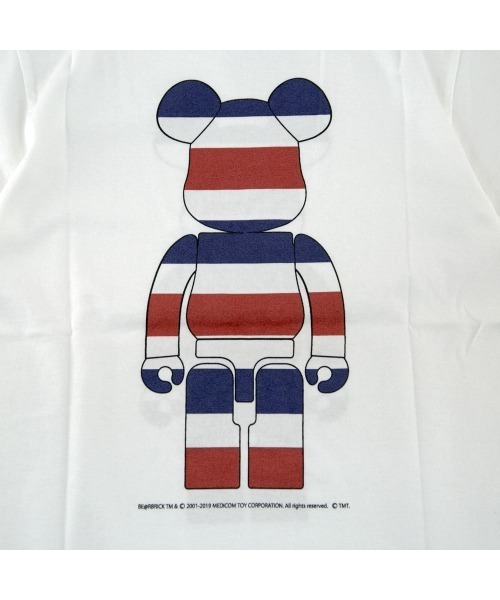 BE@RBRICK×TMT HEAVY JERSEY S/SL TEE(TRICOLOR)（Tシャツ/カットソー）｜TMT（ティーエムティー）