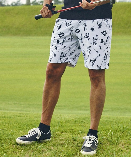 【セール】LUXEAKMPLUS(リュクスエイケイエムプラス)ゴルフ ボタニカルハーフパンツ（その他パンツ）｜LUXEAKMPLUS（リュクスエイケイエムプラス）