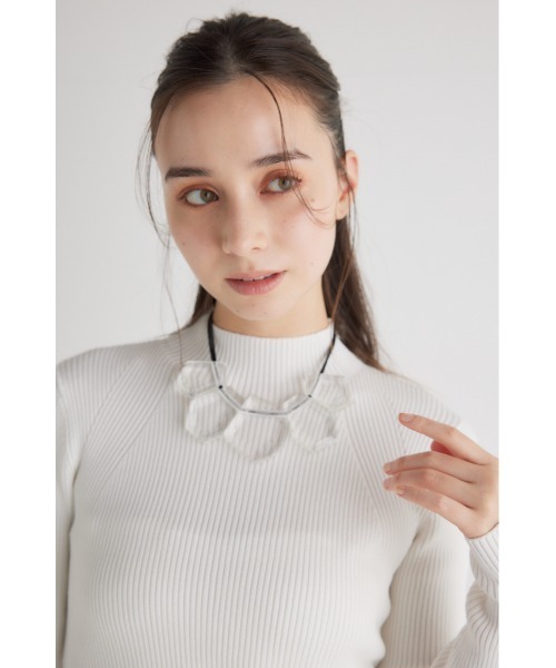 rienda（リエンダ）の「クリアビッグネックレス（ネックレス・レディース・クリア・FREE）」の7枚目の写真