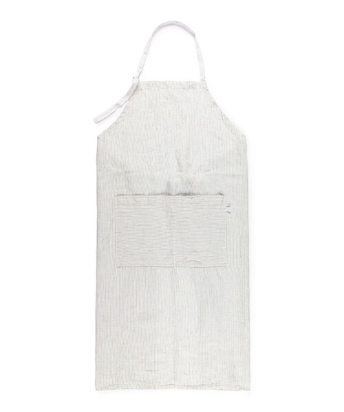 ストライプリネン エプロン（エプロン）｜TOMORROWLAND HOME