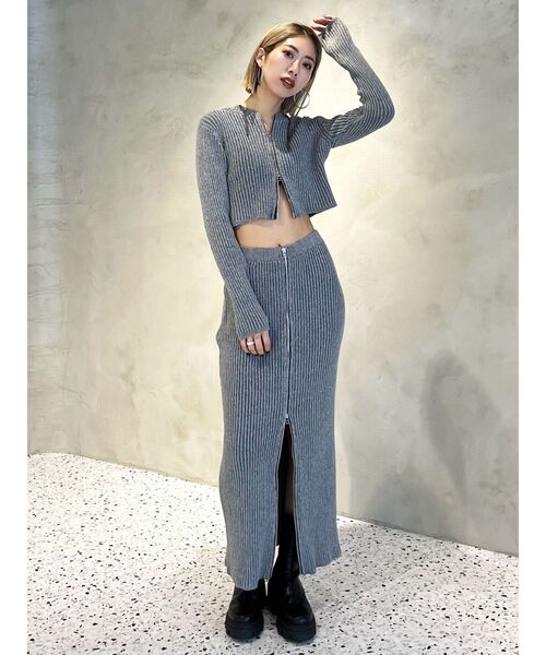 EMODA セットアップ EMODA（エモダ）の「プレーティングリブセットアップ（ワンピース