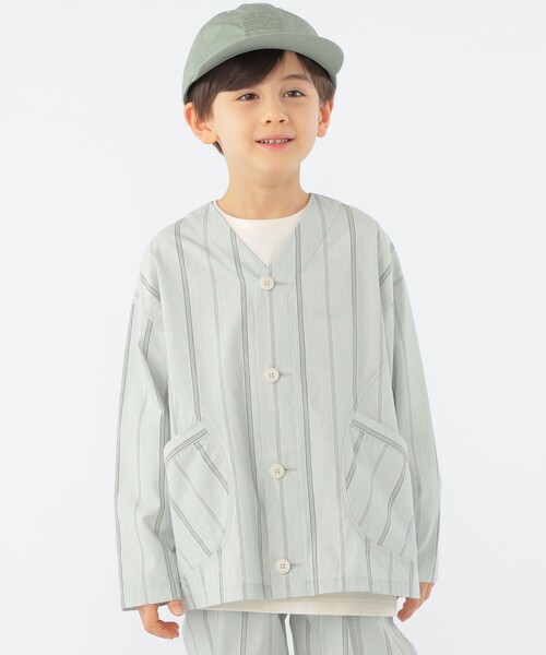 セール】SHIPS KIDS:100～130cm / カラーレス ワーク シャツ