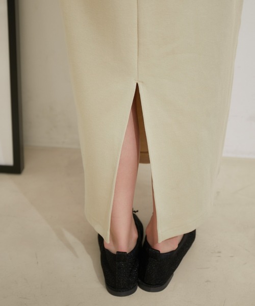 VIS（ビス）の「【洗える】ショートジップカーディガン/リブカットソーワンピース【SET】（ワンピース・レディース・ライトグレー/ベージュ系その他/グリーン系その他・FREE）」の11枚目の写真