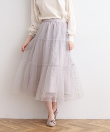 couture brooch | ドットエンブロティアードスカート(スカート)
