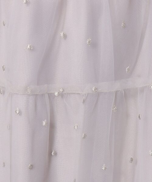 couture brooch（クチュールブローチ）の「◆ドットエンブロティアードスカート（スカート・レディース・ライトグレー系/ブラック系・42/40/38/36）」の8枚目の写真