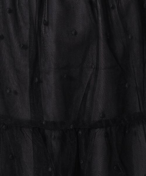 couture brooch（クチュールブローチ）の「◆ドットエンブロティアードスカート（スカート・レディース・ライトグレー系/ブラック系・42/40/38/36）」の4枚目の写真