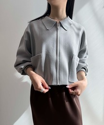 CE'E_SE'E | リブショートブルゾン(ブルゾン)