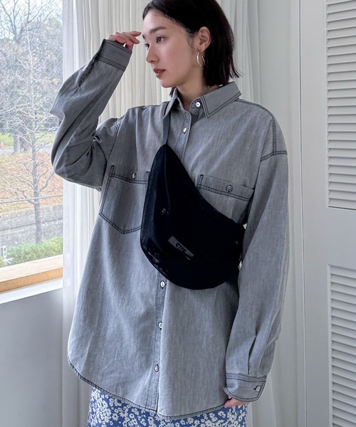 Doux archives（ドゥアルシーヴ）の「ソフトデニムシャツ（シャツ