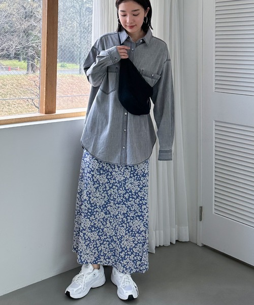 Doux archives（ドゥアルシーヴ）の「ソフトデニムシャツ（シャツ